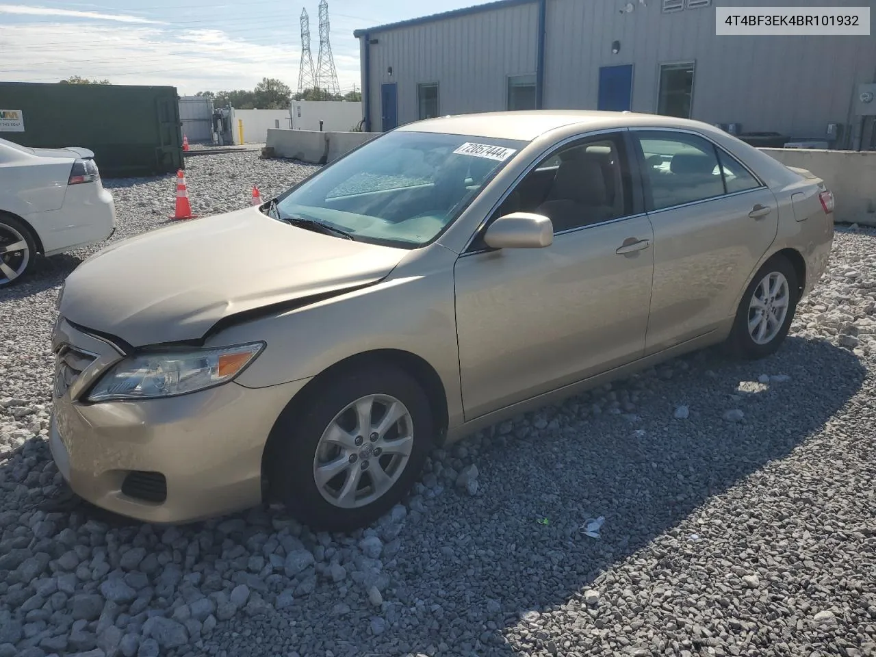 2011 Toyota Camry Base VIN: 4T4BF3EK4BR101932 Lot: 72057444