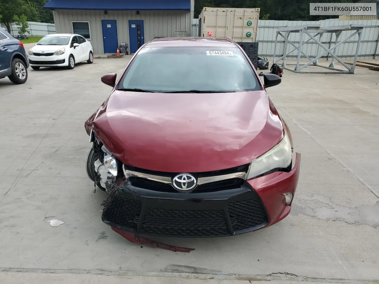 2016 Toyota Camry Le VIN: 4T1BF1FK6GU557001 Lot: 67443494