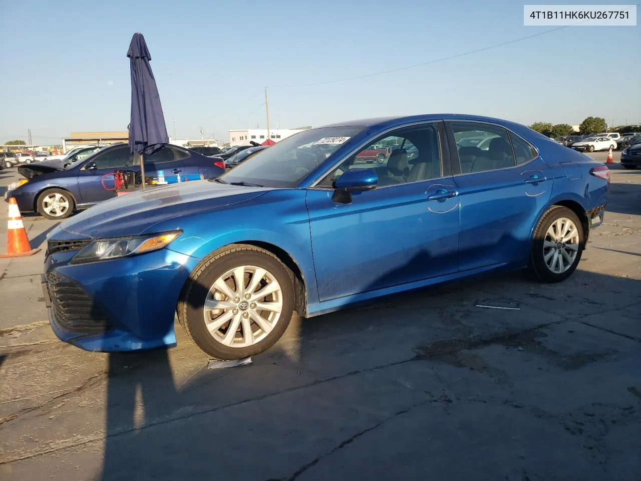 4T1B11HK6KU267751 2019 Toyota Camry L