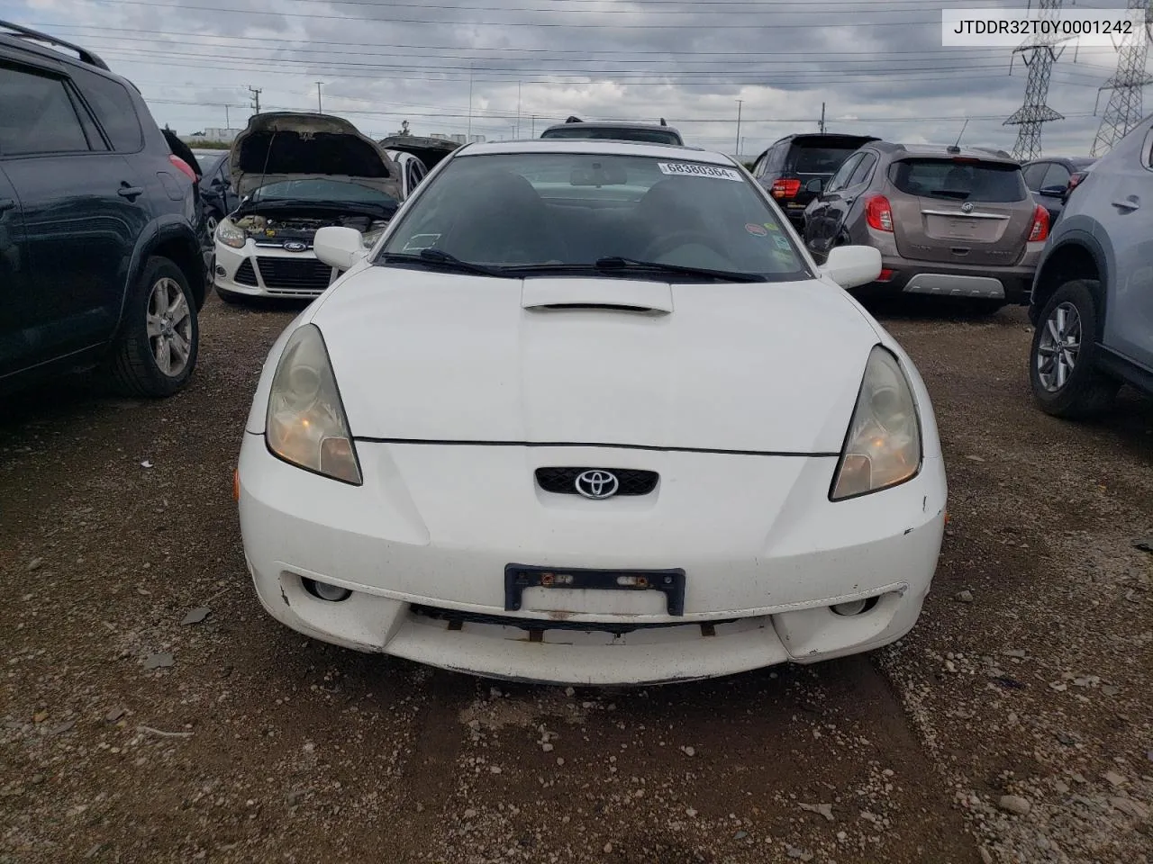 2000 Toyota Celica Gt VIN: JTDDR32T0Y0001242 Lot: 68380364