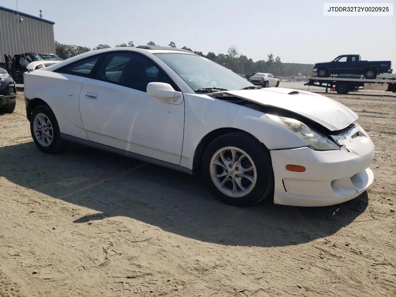 2000 Toyota Celica Gt VIN: JTDDR32T2Y0020925 Lot: 69569344