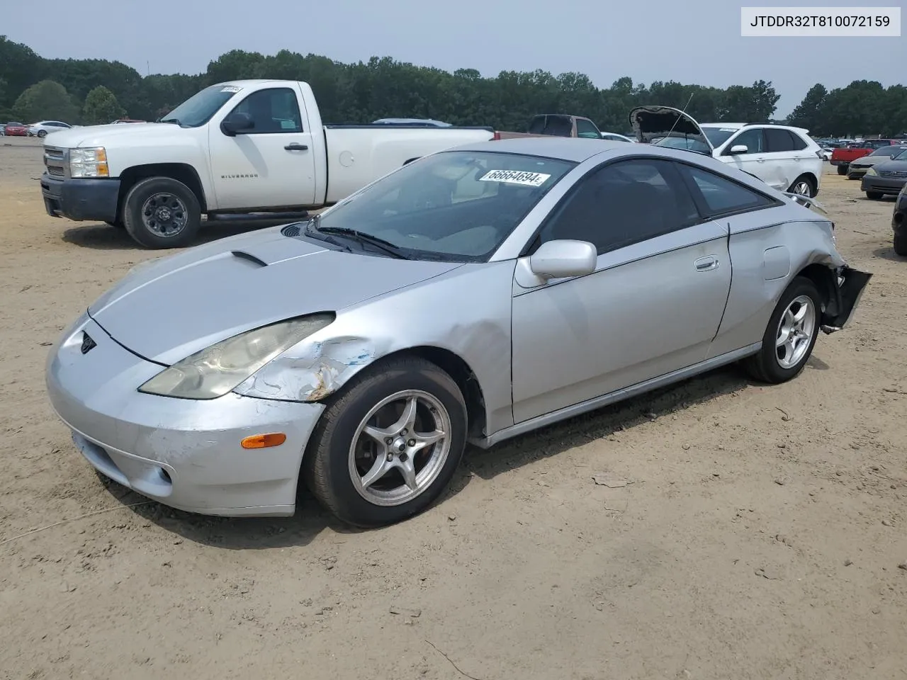 2001 Toyota Celica Gt VIN: JTDDR32T810072159 Lot: 66664694