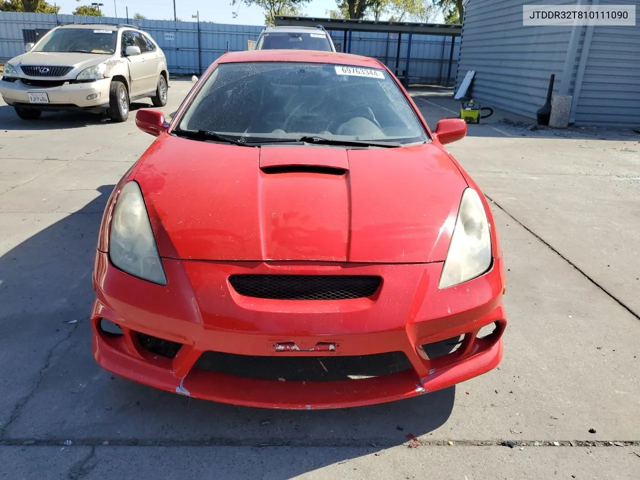 2001 Toyota Celica Gt VIN: JTDDR32T810111090 Lot: 69763344