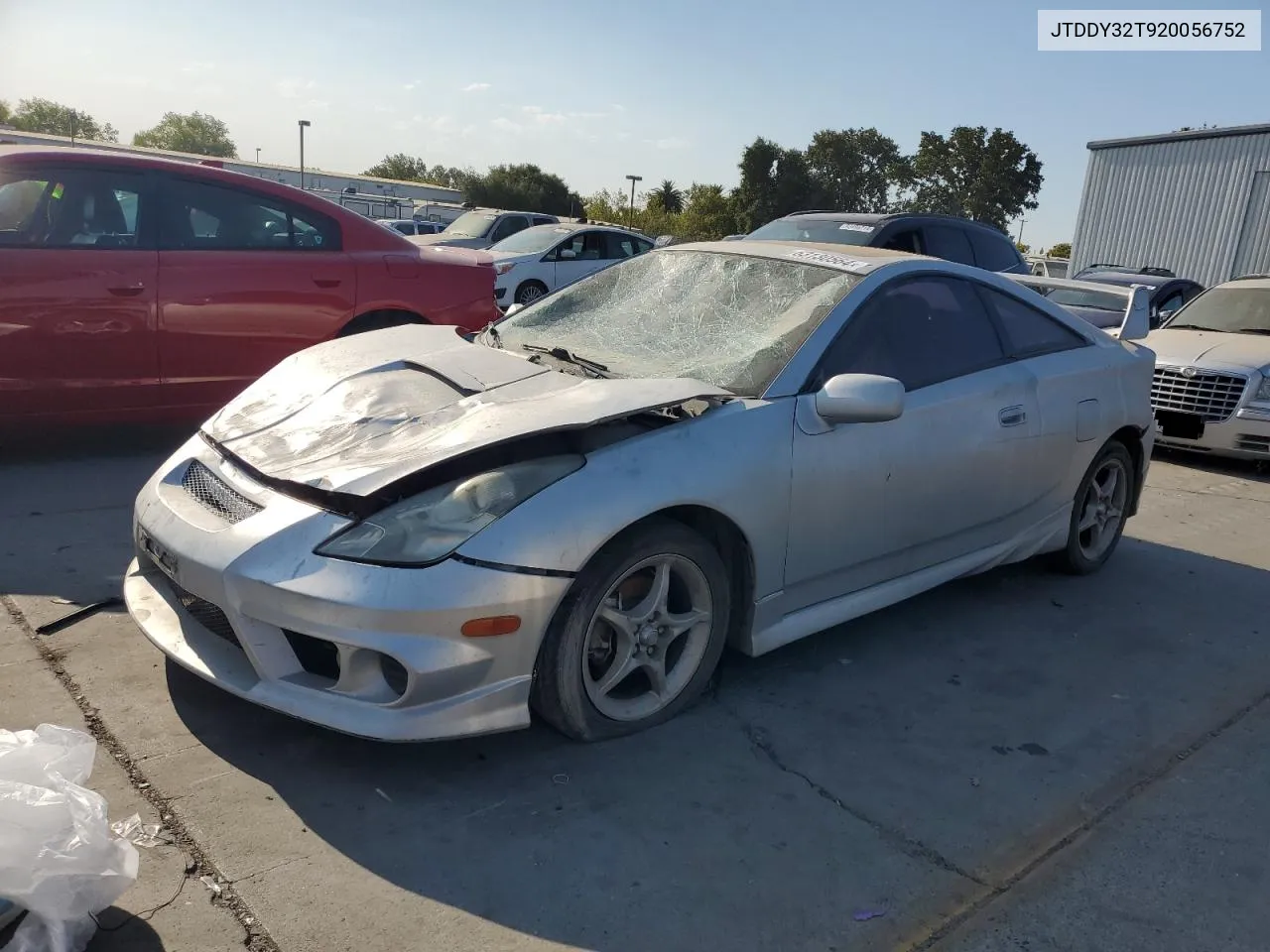 2002 Toyota Celica Gt-S VIN: JTDDY32T920056752 Lot: 63130564