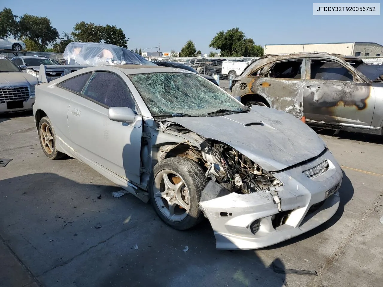 2002 Toyota Celica Gt-S VIN: JTDDY32T920056752 Lot: 63130564