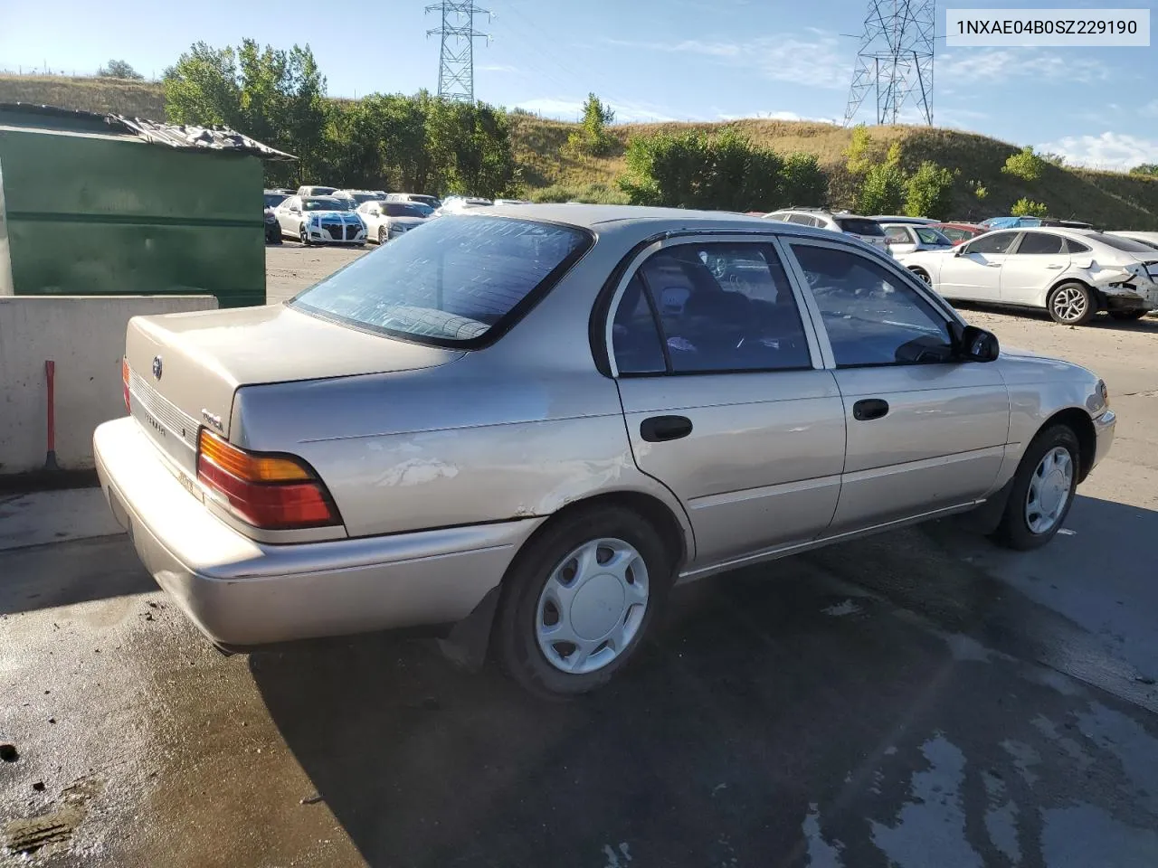 1NXAE04B0SZ229190 1995 Toyota Corolla