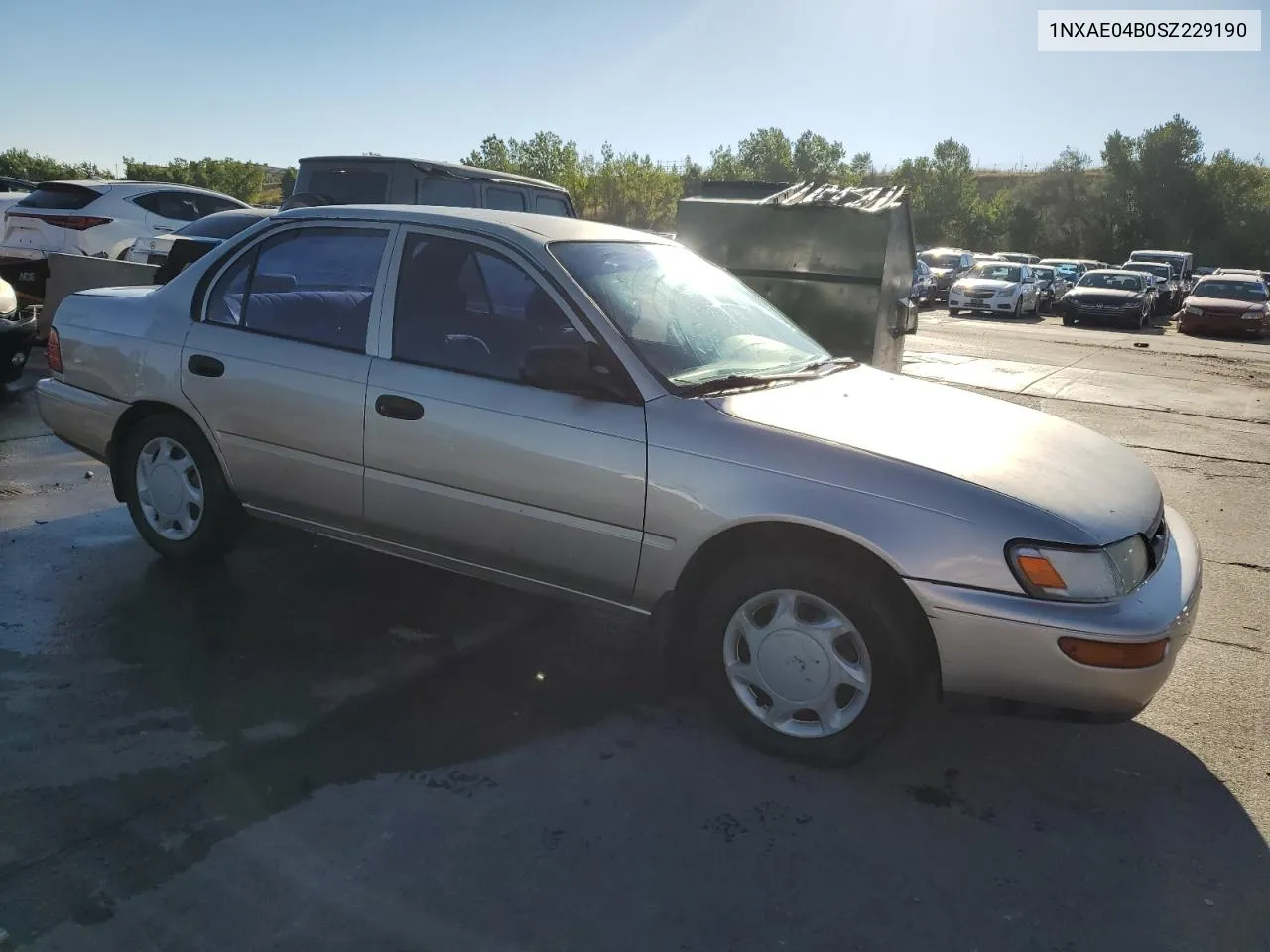 1995 Toyota Corolla VIN: 1NXAE04B0SZ229190 Lot: 71474914