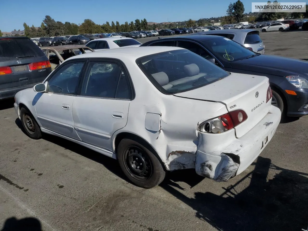 2002 Toyota Corolla Ce VIN: 1NXBR12E02Z622957 Lot: 70809374