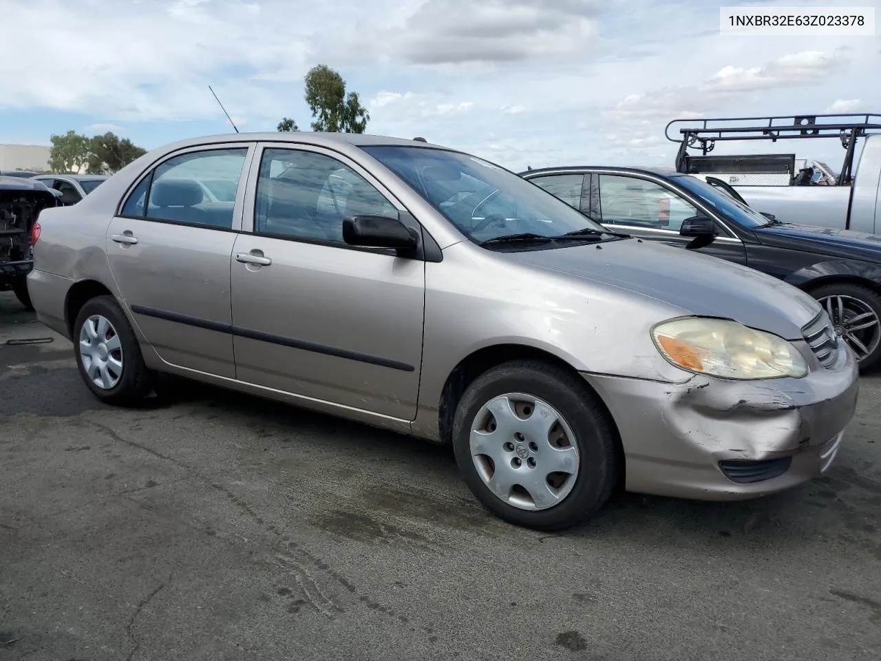 2003 Toyota Corolla Ce VIN: 1NXBR32E63Z023378 Lot: 71054864