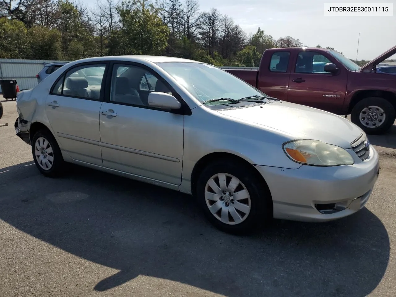 2003 Toyota Corolla Ce VIN: JTDBR32E830011115 Lot: 71683604