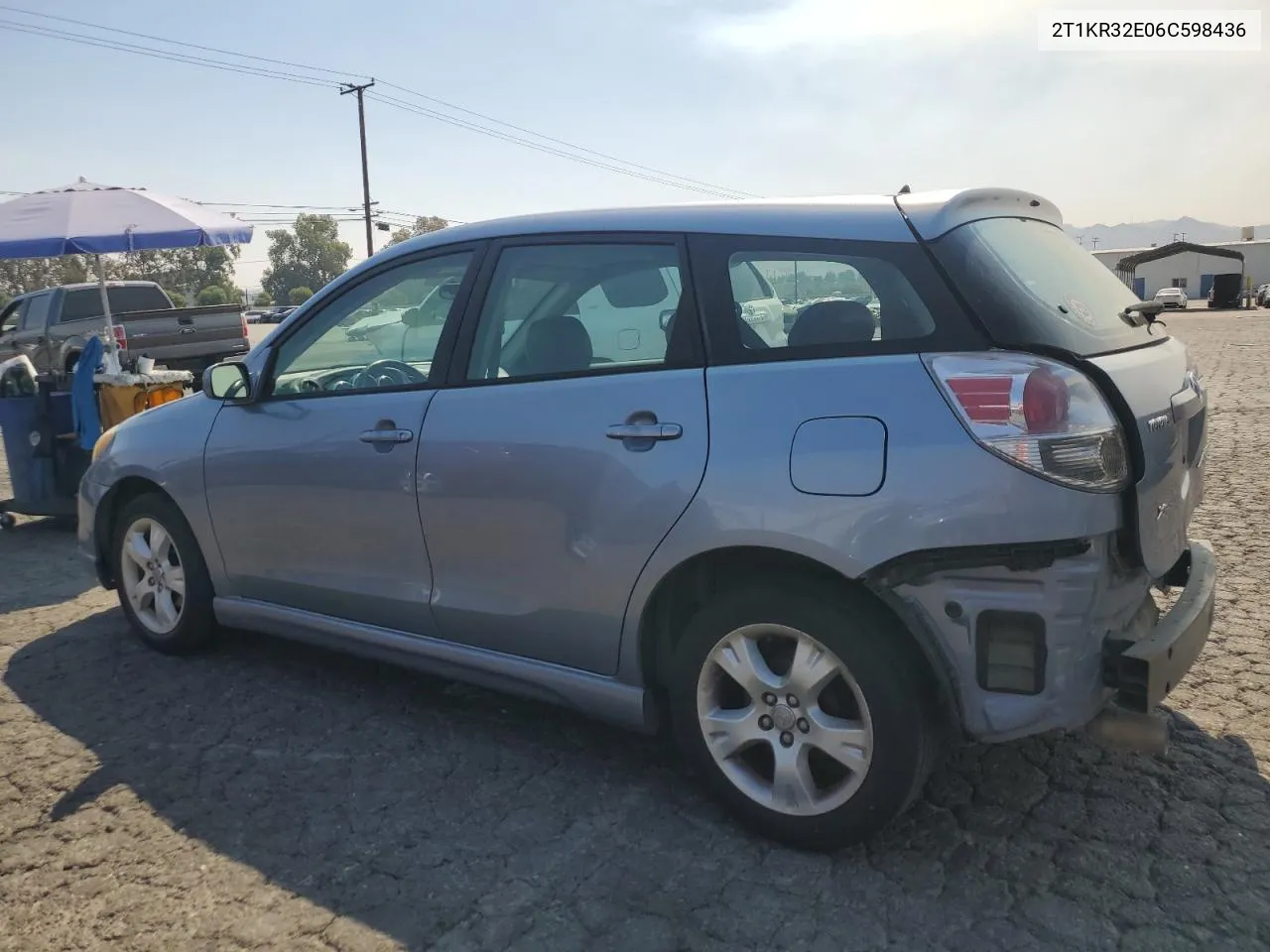 2006 Toyota Corolla Matrix Xr VIN: 2T1KR32E06C598436 Lot: 70598994