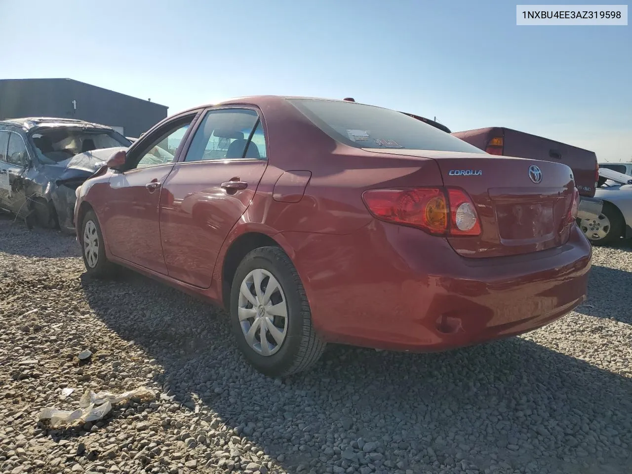 2010 Toyota Corolla Base VIN: 1NXBU4EE3AZ319598 Lot: 69243834