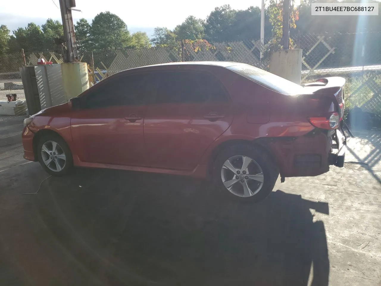 2011 Toyota Corolla Base VIN: 2T1BU4EE7BC688127 Lot: 71386784