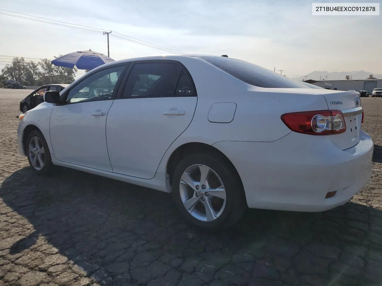 2012 Toyota Corolla Base VIN: 2T1BU4EEXCC912878 Lot: 70917394