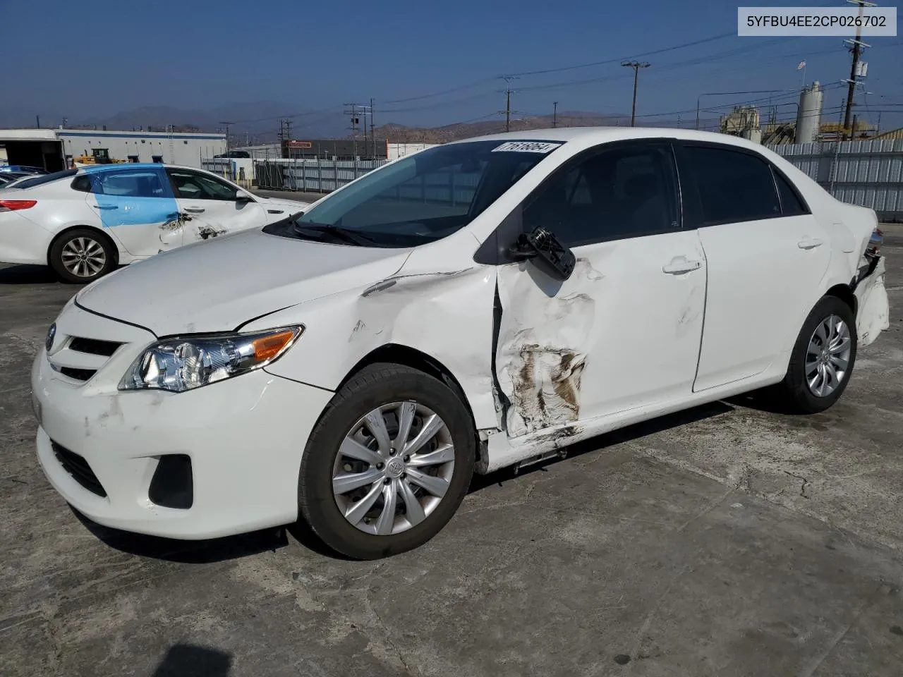 5YFBU4EE2CP026702 2012 Toyota Corolla Base