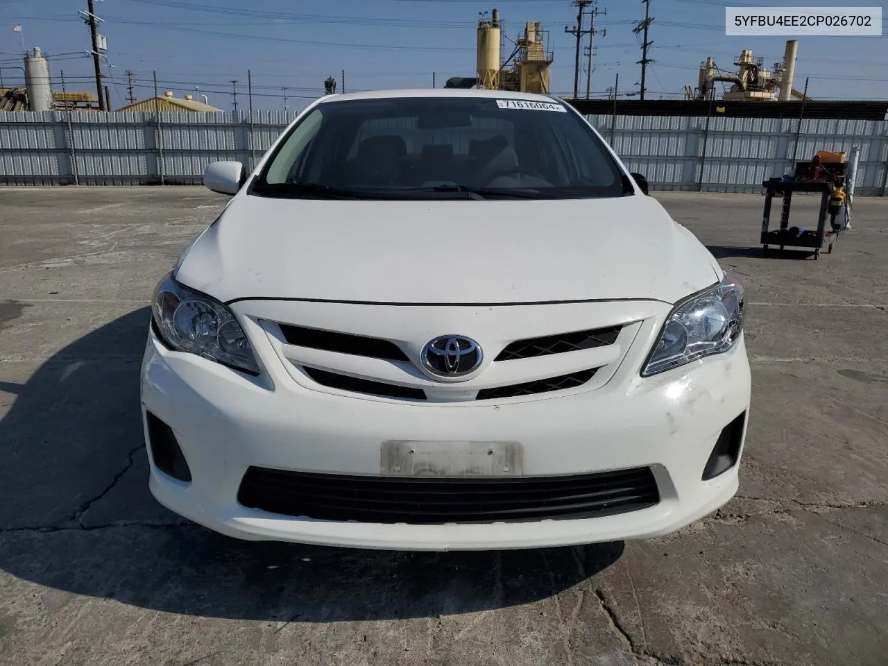 5YFBU4EE2CP026702 2012 Toyota Corolla Base