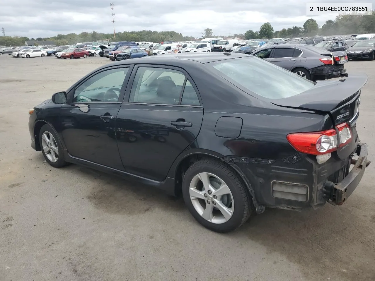 2012 Toyota Corolla Base VIN: 2T1BU4EE0CC783551 Lot: 71727464