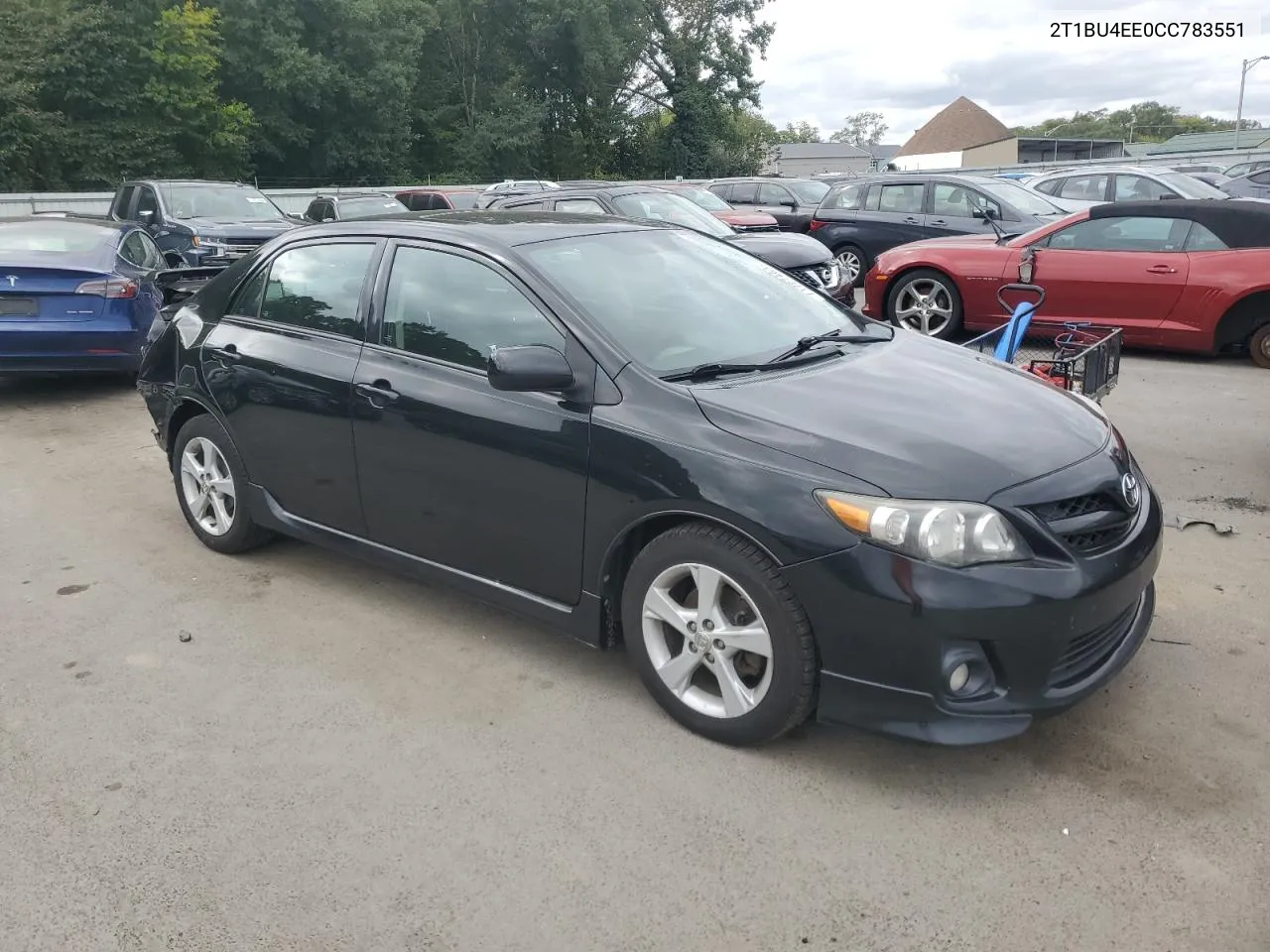 2012 Toyota Corolla Base VIN: 2T1BU4EE0CC783551 Lot: 71727464