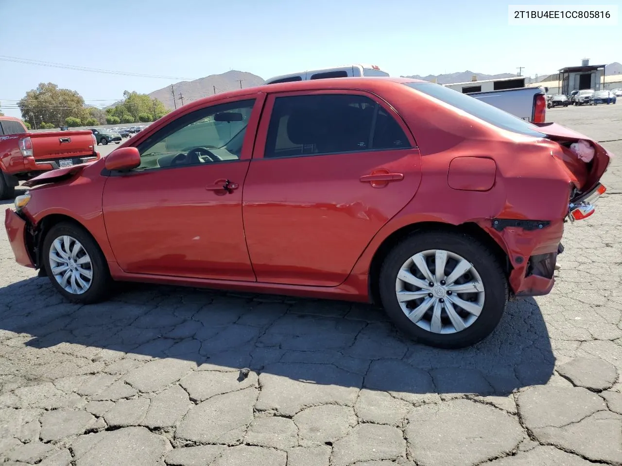 2012 Toyota Corolla Base VIN: 2T1BU4EE1CC805816 Lot: 71828094