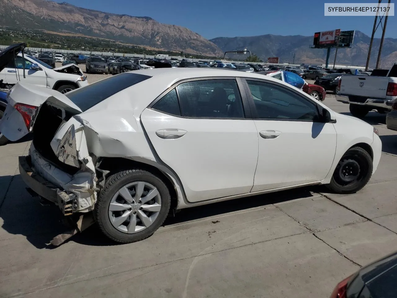 5YFBURHE4EP127137 2014 Toyota Corolla L