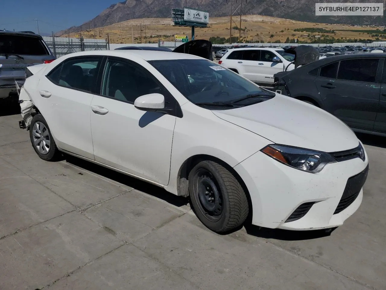 2014 Toyota Corolla L VIN: 5YFBURHE4EP127137 Lot: 70316294