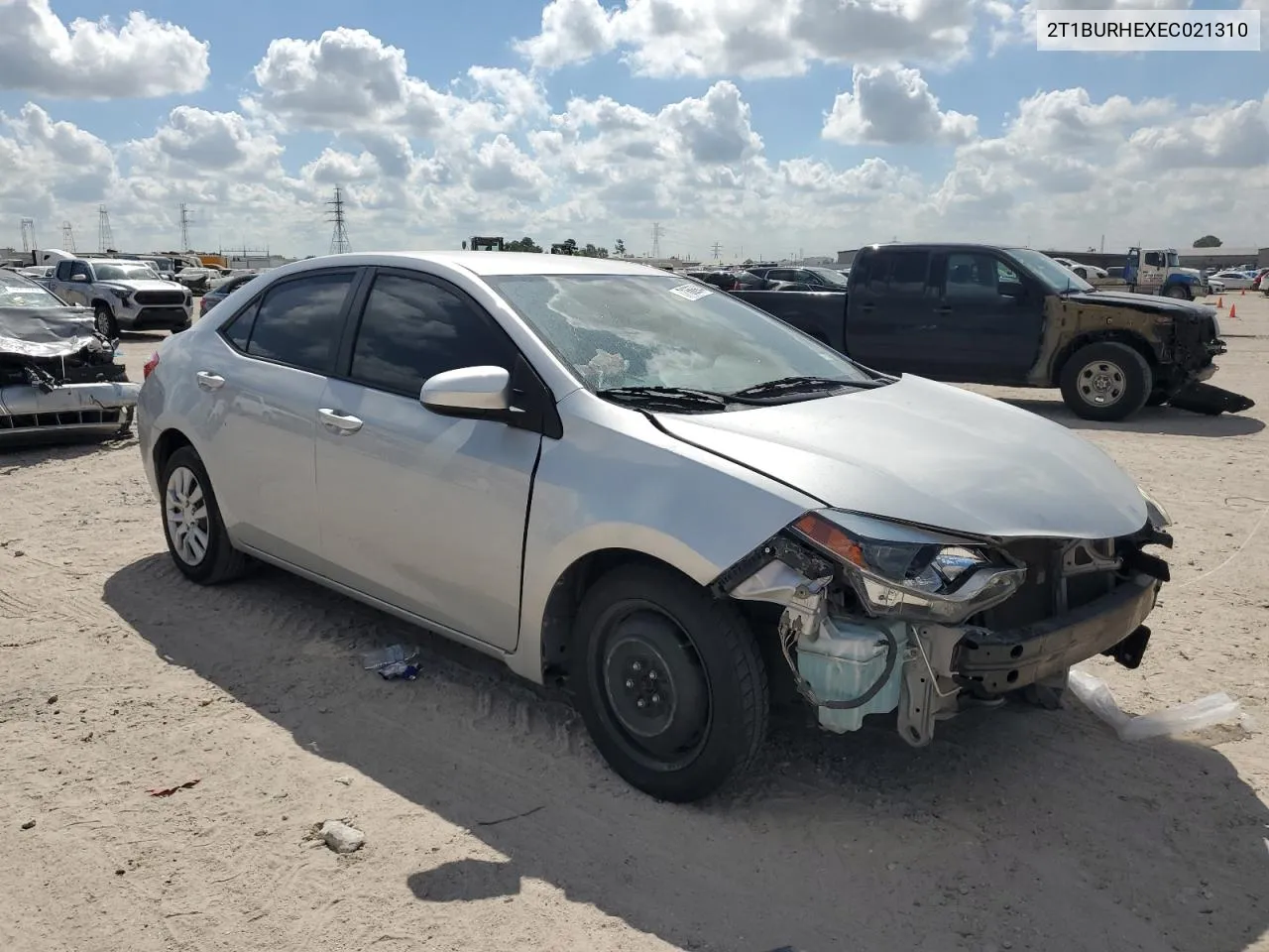 2014 Toyota Corolla L VIN: 2T1BURHEXEC021310 Lot: 71666944