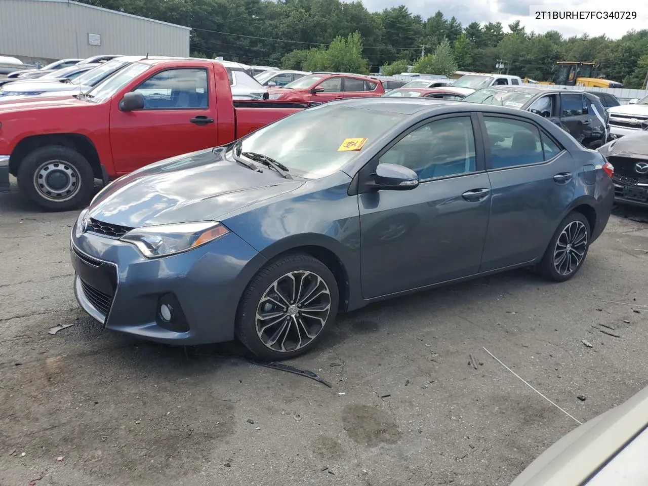 2015 Toyota Corolla L VIN: 2T1BURHE7FC340729 Lot: 67304784