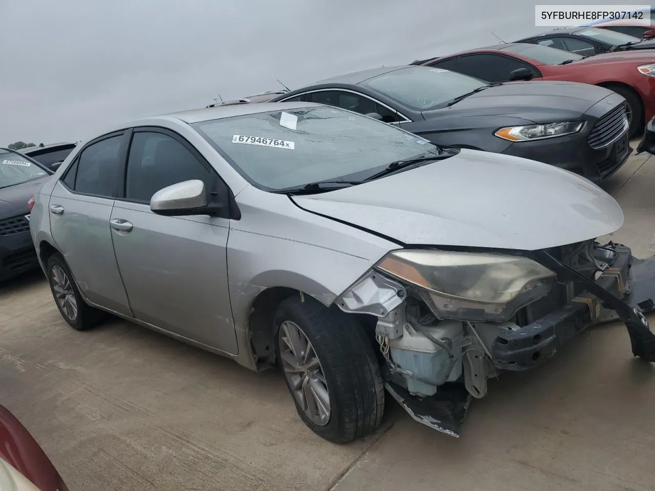 5YFBURHE8FP307142 2015 Toyota Corolla L