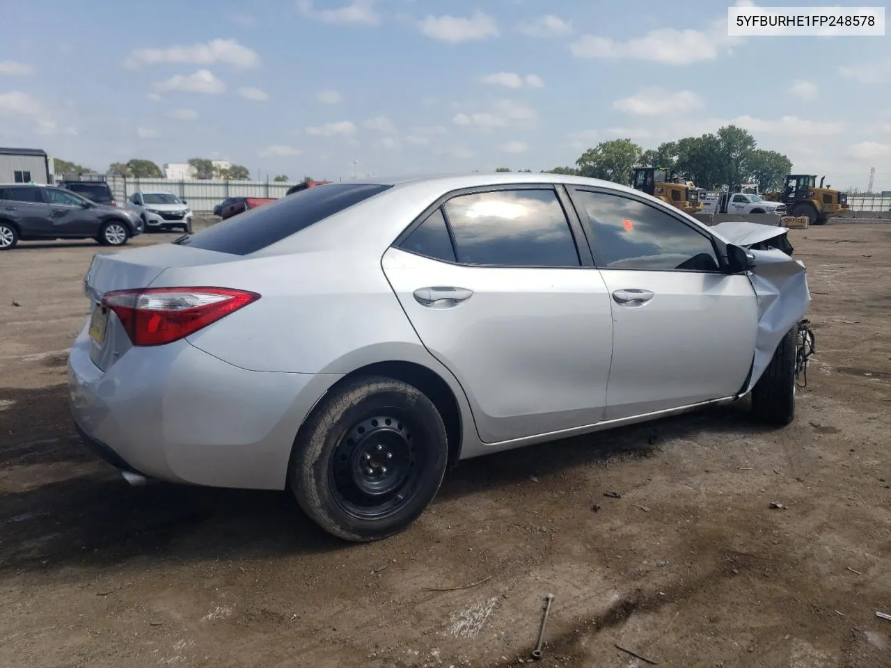 2015 Toyota Corolla L VIN: 5YFBURHE1FP248578 Lot: 69156704