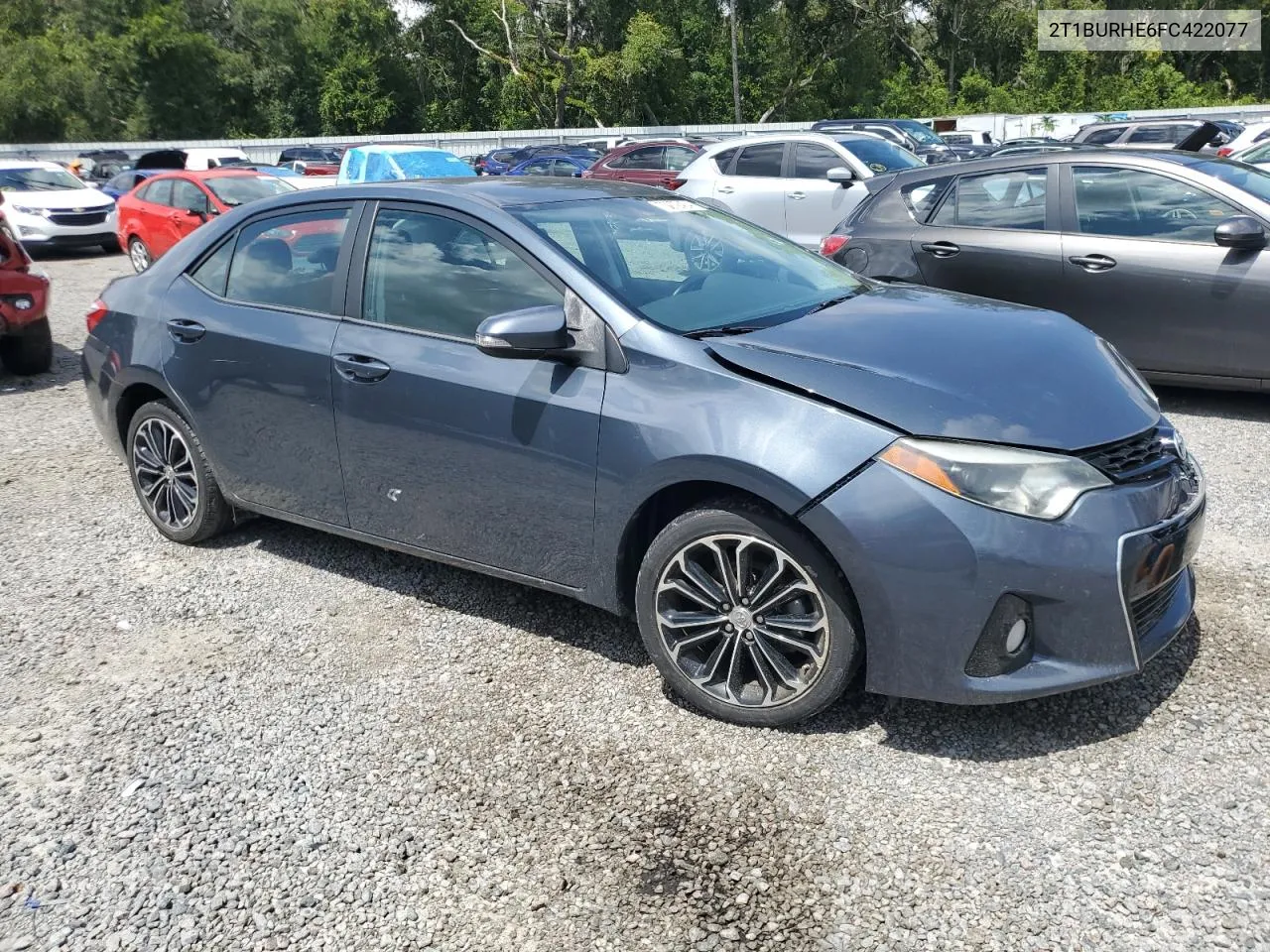 2015 Toyota Corolla L VIN: 2T1BURHE6FC422077 Lot: 70272434