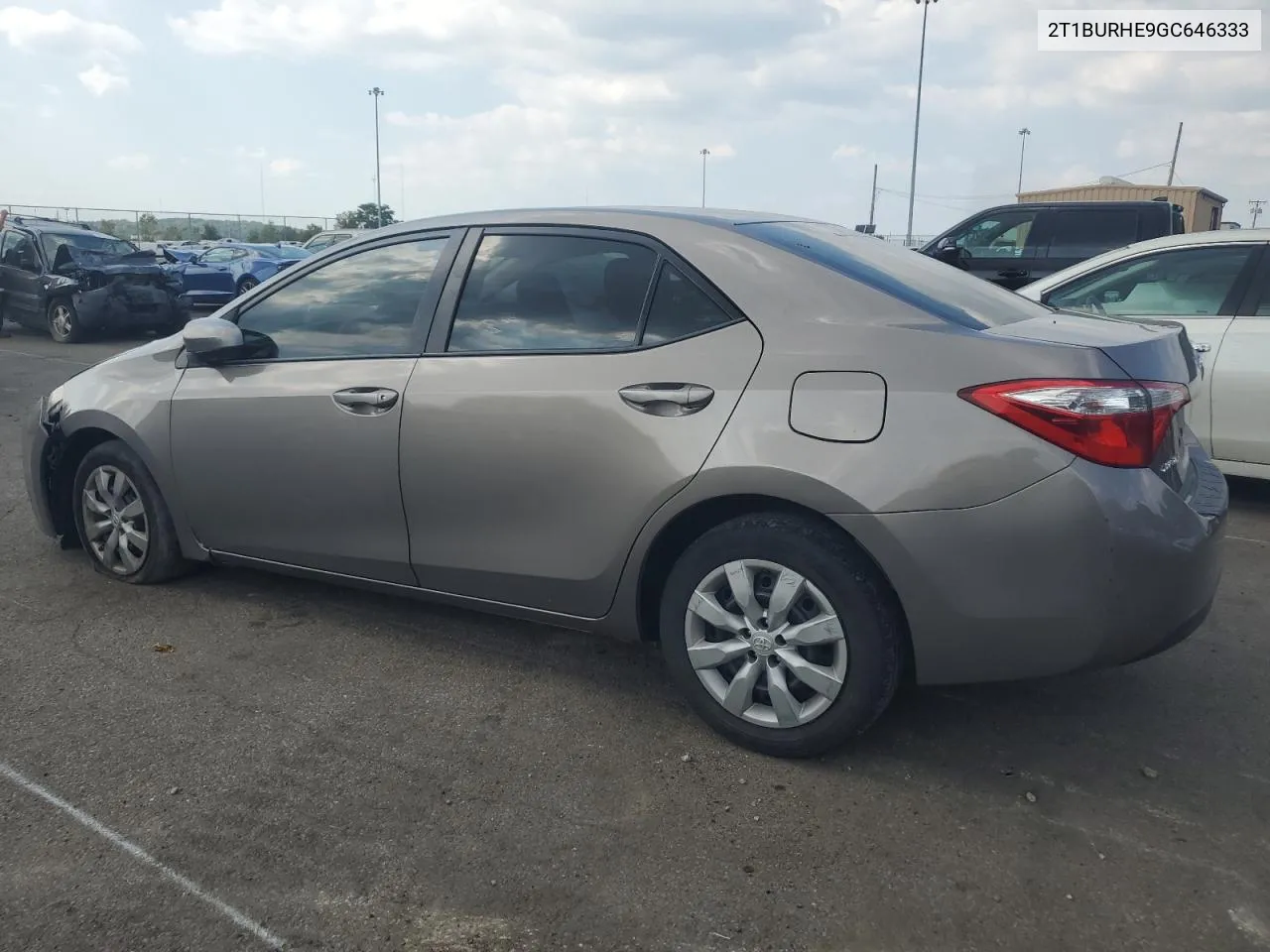 2016 Toyota Corolla L VIN: 2T1BURHE9GC646333 Lot: 68858664