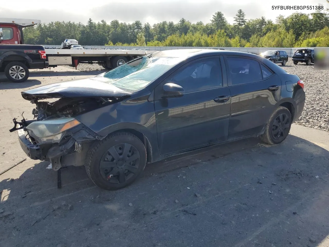 2016 Toyota Corolla L VIN: 5YFBURHE8GP551388 Lot: 70273434