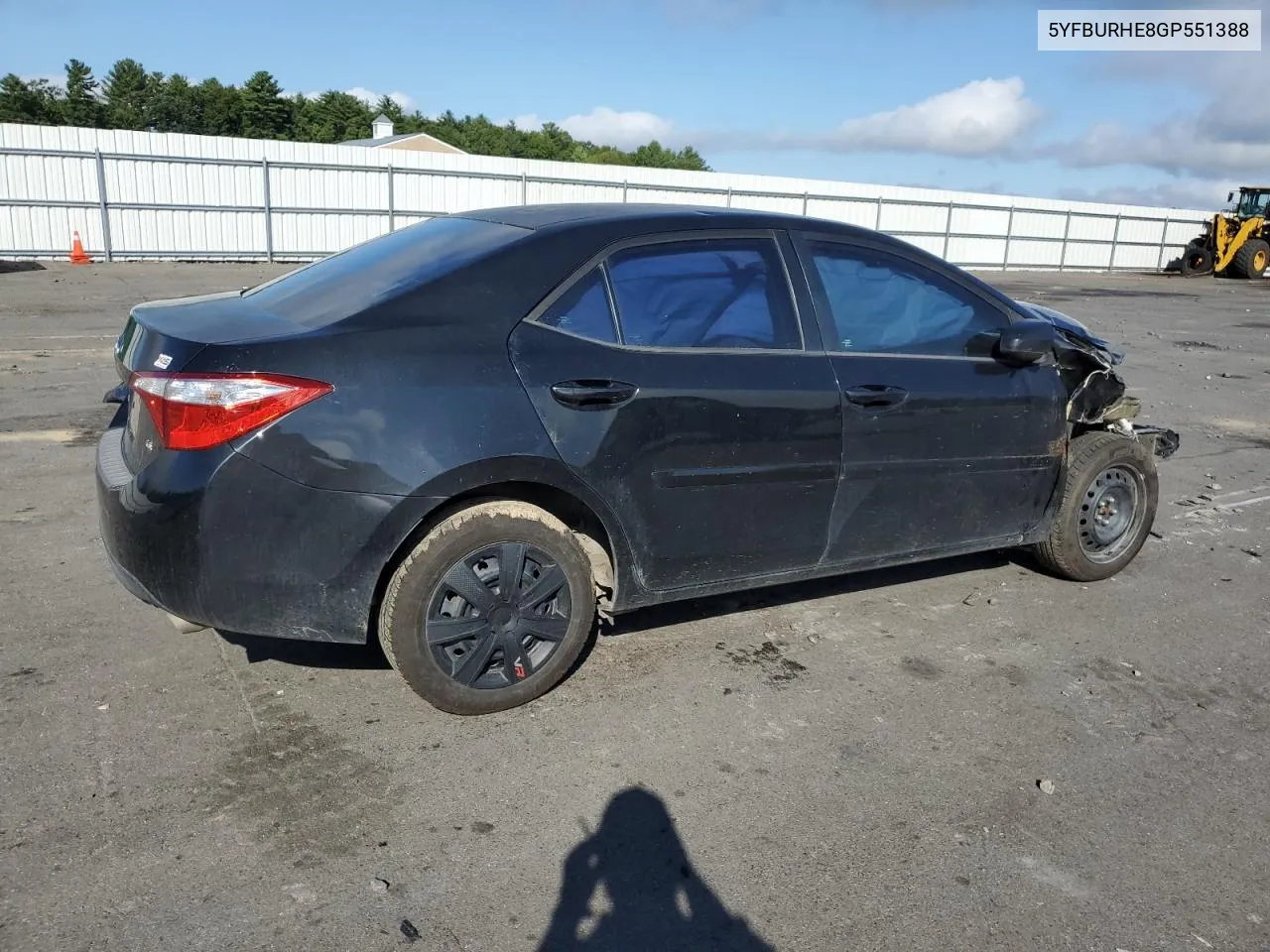 2016 Toyota Corolla L VIN: 5YFBURHE8GP551388 Lot: 70273434