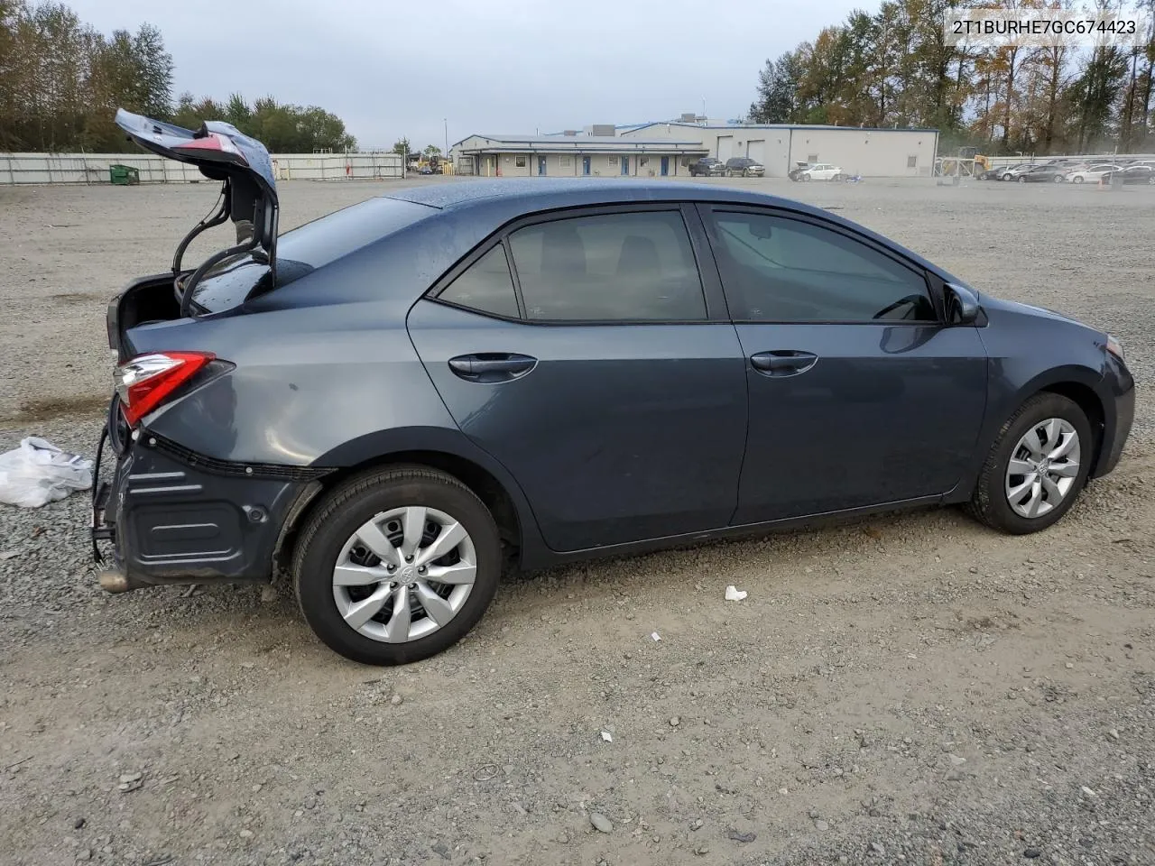 2016 Toyota Corolla L VIN: 2T1BURHE7GC674423 Lot: 71408964