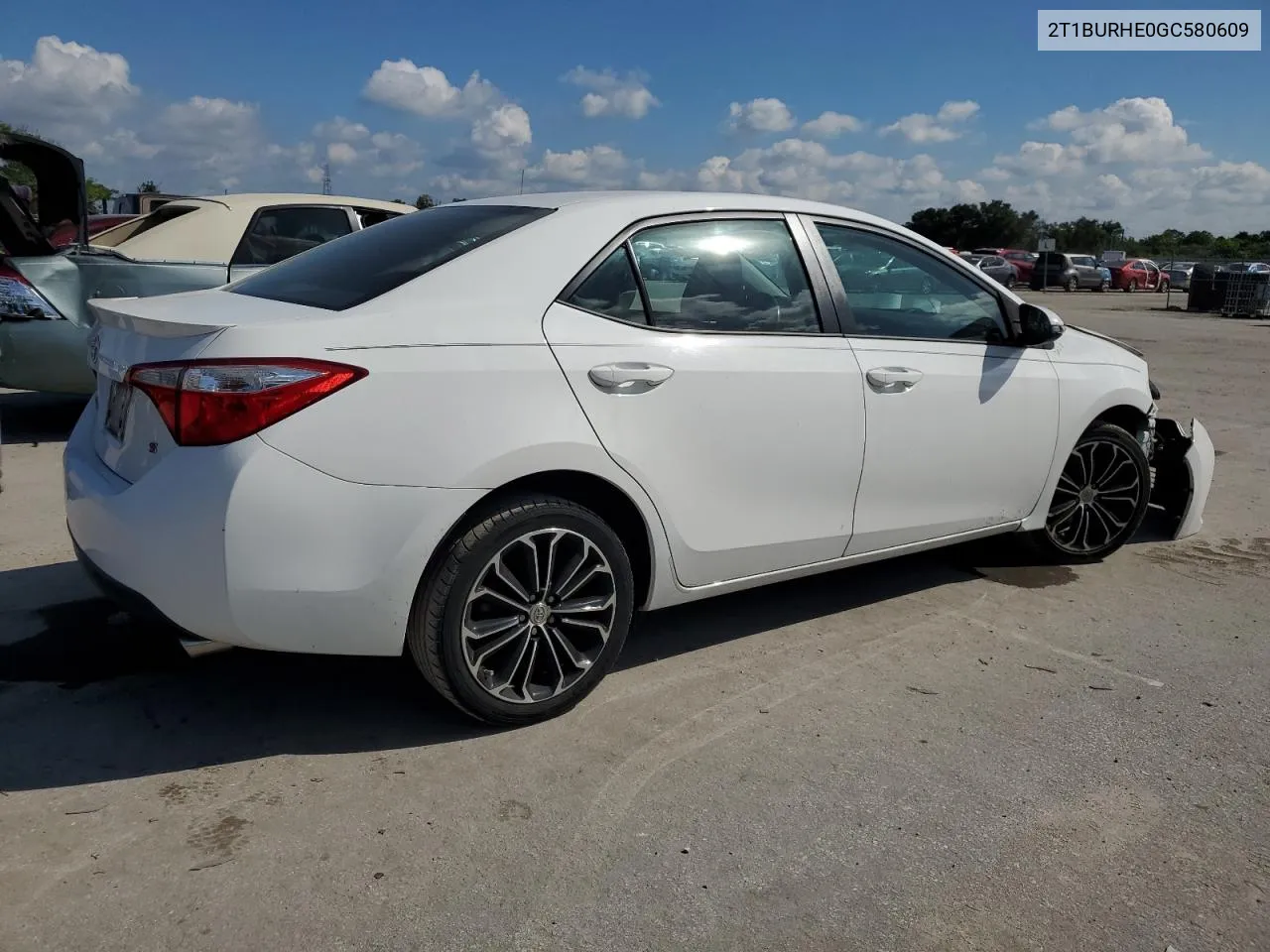 2016 Toyota Corolla L VIN: 2T1BURHE0GC580609 Lot: 72066864