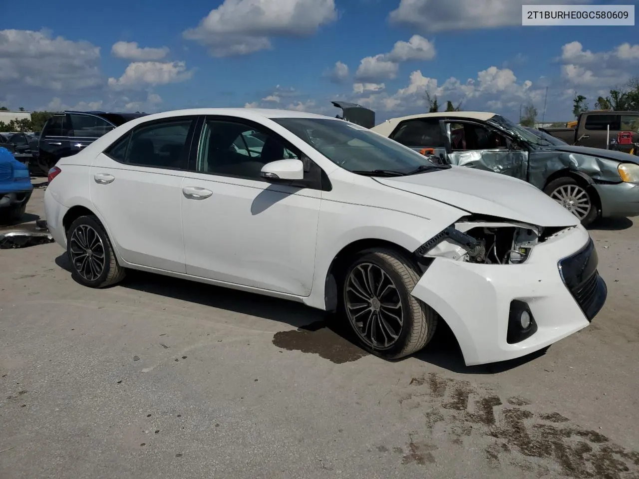 2016 Toyota Corolla L VIN: 2T1BURHE0GC580609 Lot: 72066864