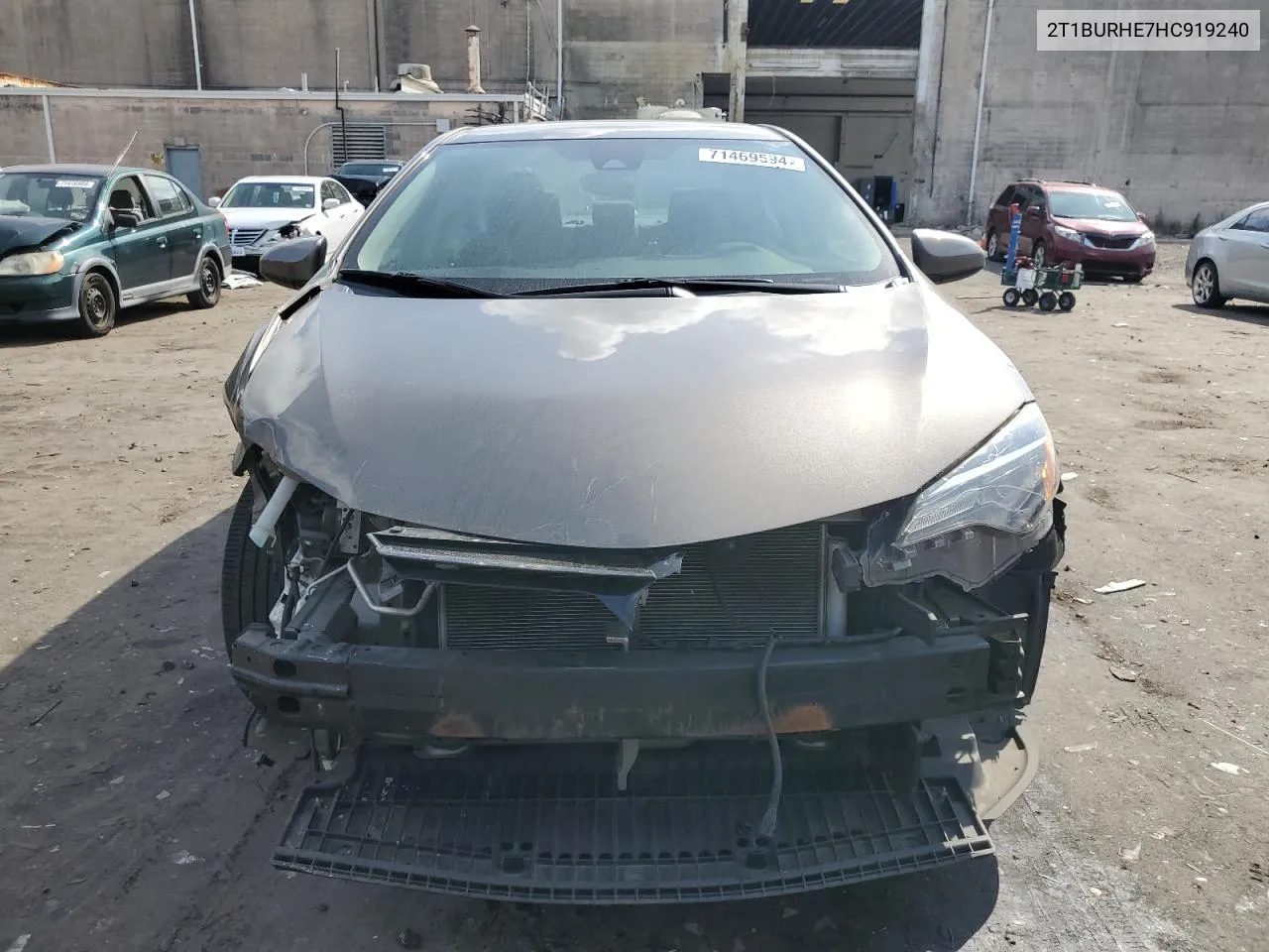 2T1BURHE7HC919240 2017 Toyota Corolla L