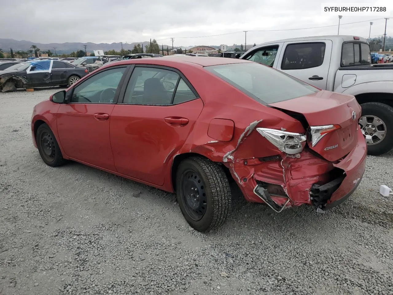 2017 Toyota Corolla L VIN: 5YFBURHE0HP717288 Lot: 72311544