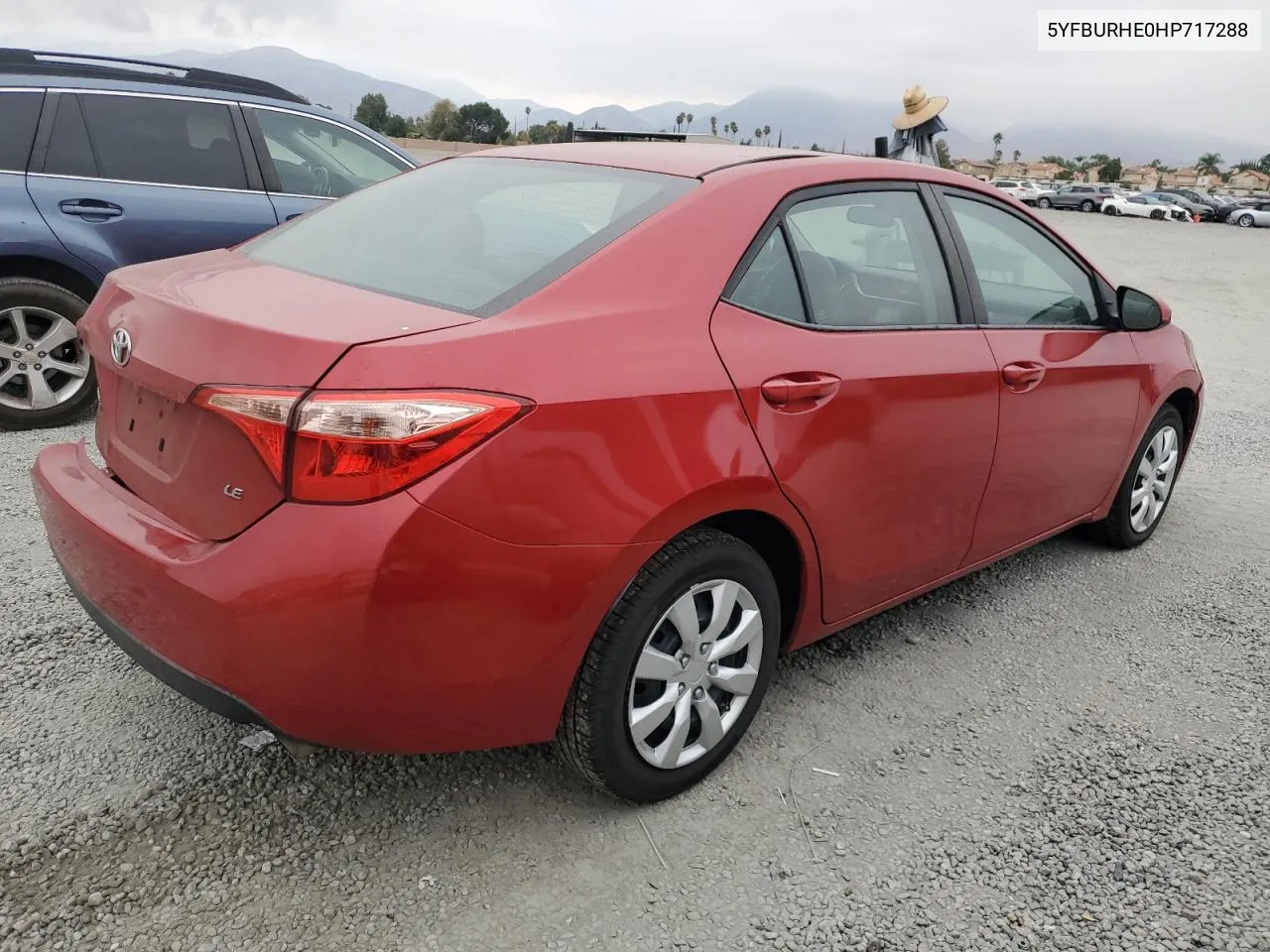 2017 Toyota Corolla L VIN: 5YFBURHE0HP717288 Lot: 72311544