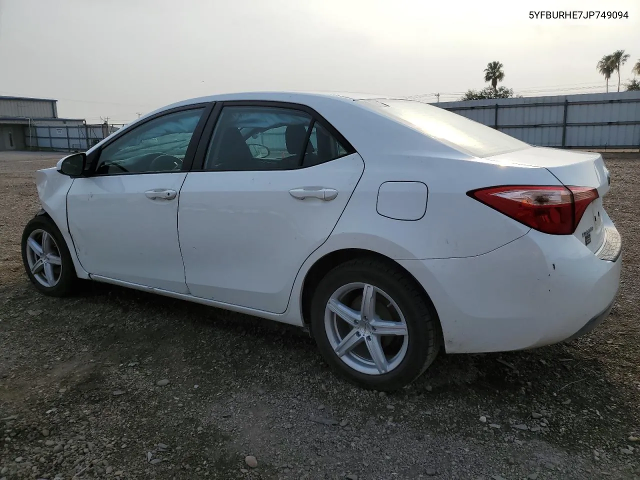 2018 Toyota Corolla L VIN: 5YFBURHE7JP749094 Lot: 55726454