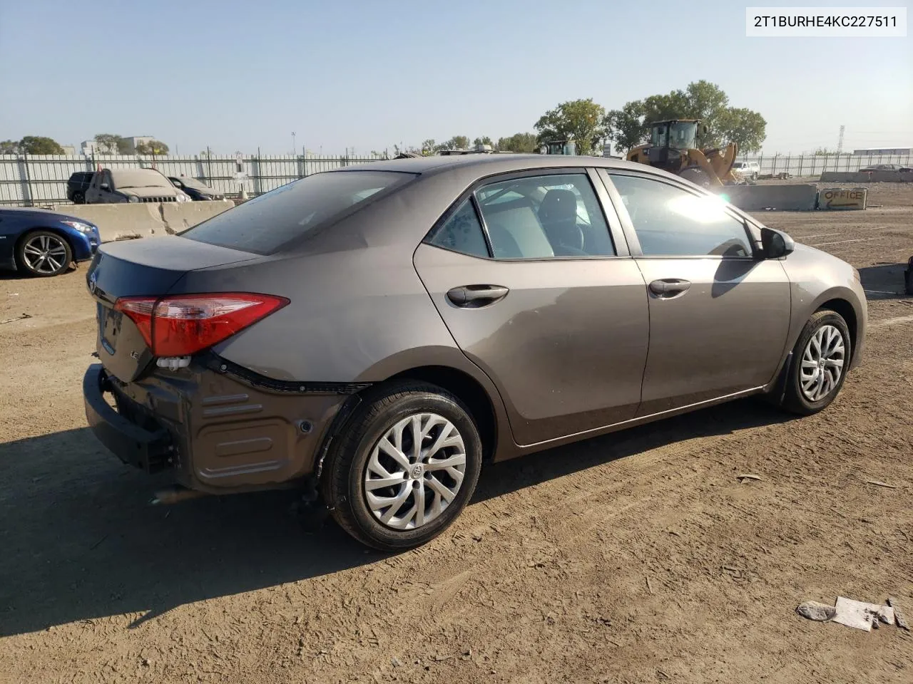 2019 Toyota Corolla L VIN: 2T1BURHE4KC227511 Lot: 71776854