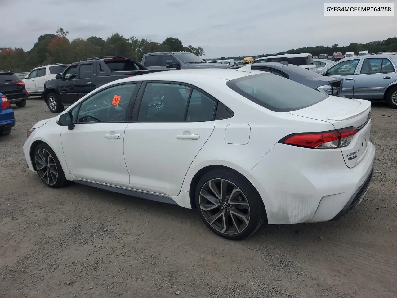 2021 Toyota Corolla Se VIN: 5YFS4MCE6MP064258 Lot: 71524364