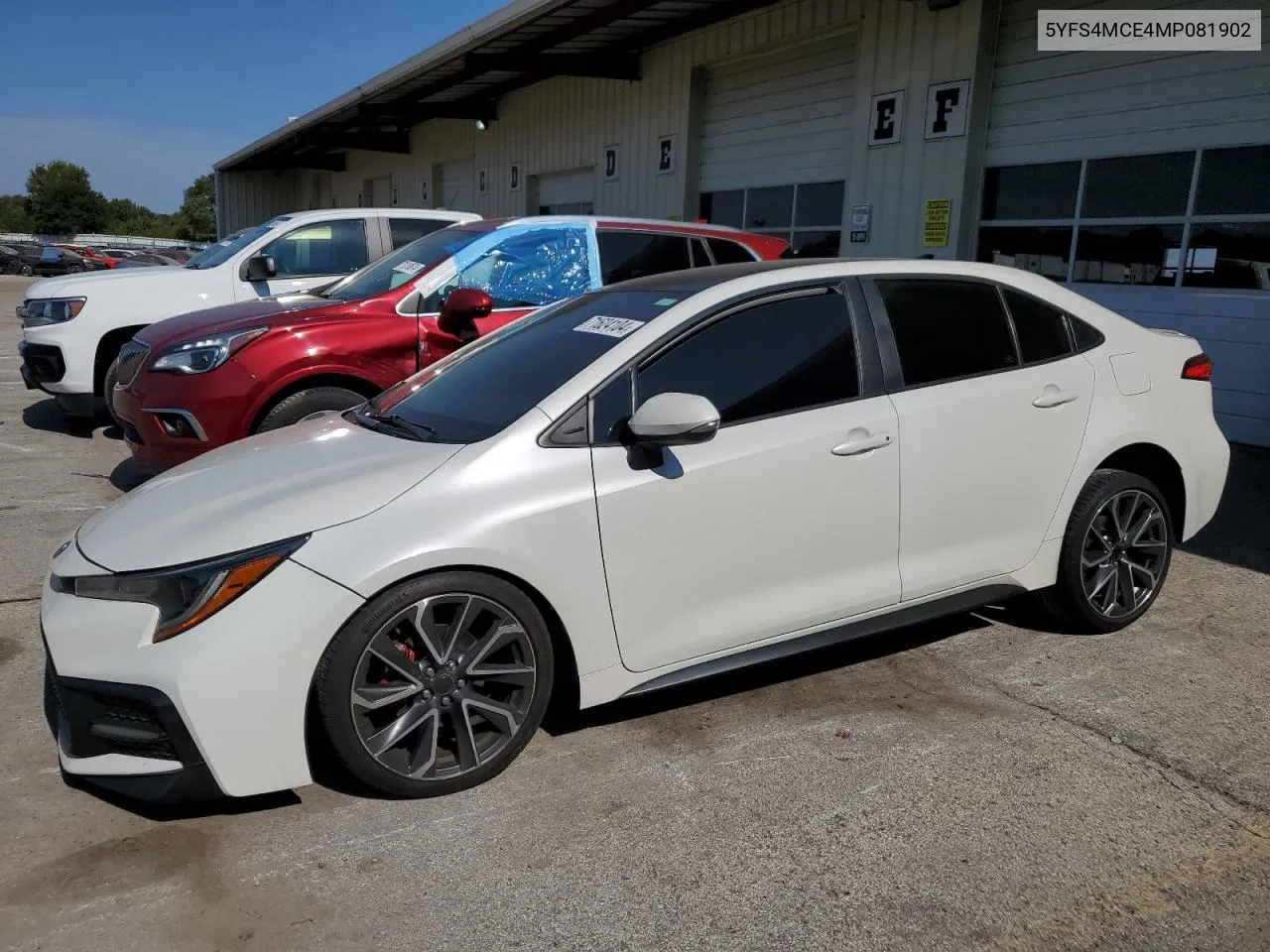 2021 Toyota Corolla Se VIN: 5YFS4MCE4MP081902 Lot: 71624104