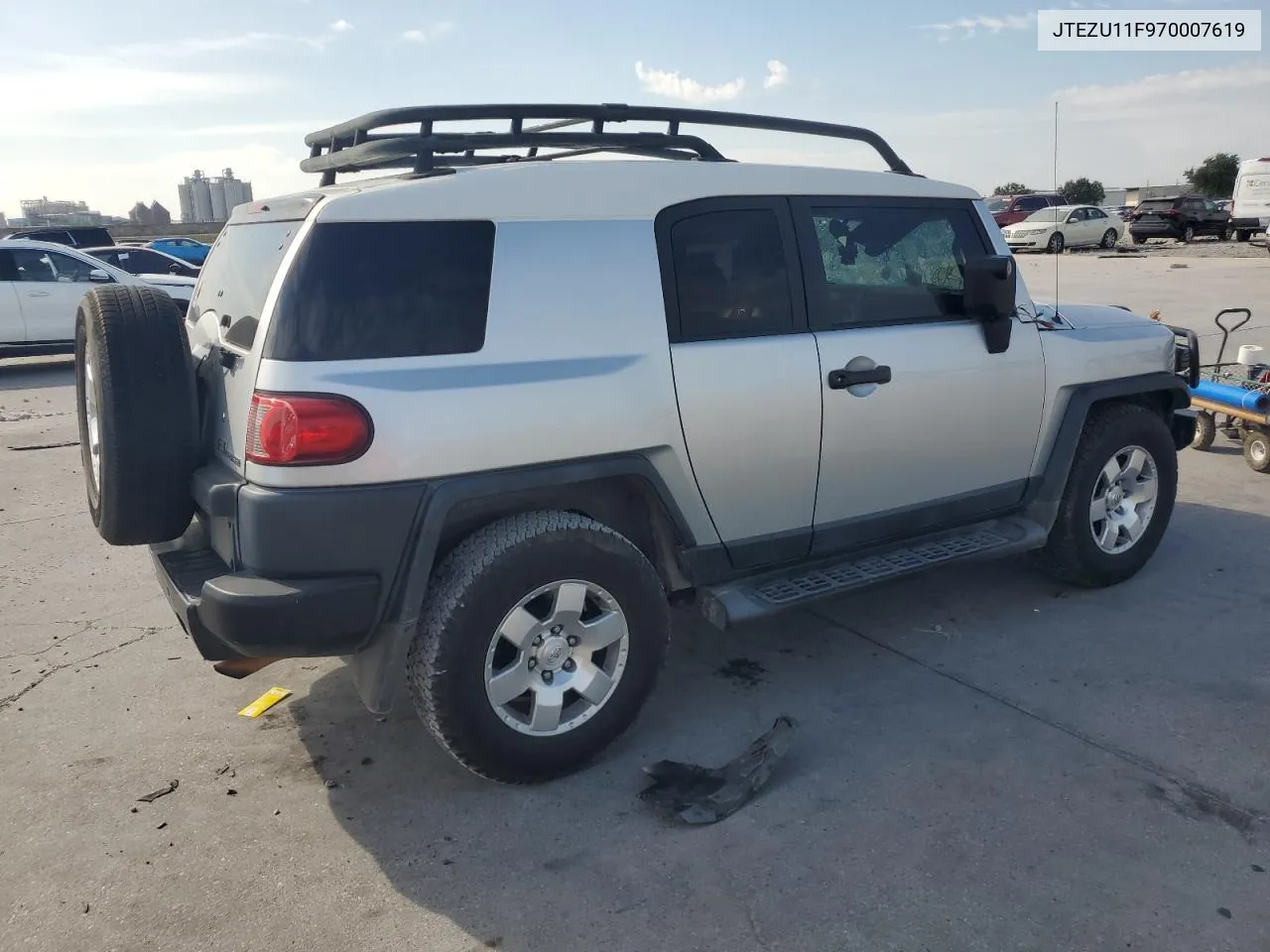 2007 Toyota Fj Cruiser VIN: JTEZU11F970007619 Lot: 67845204