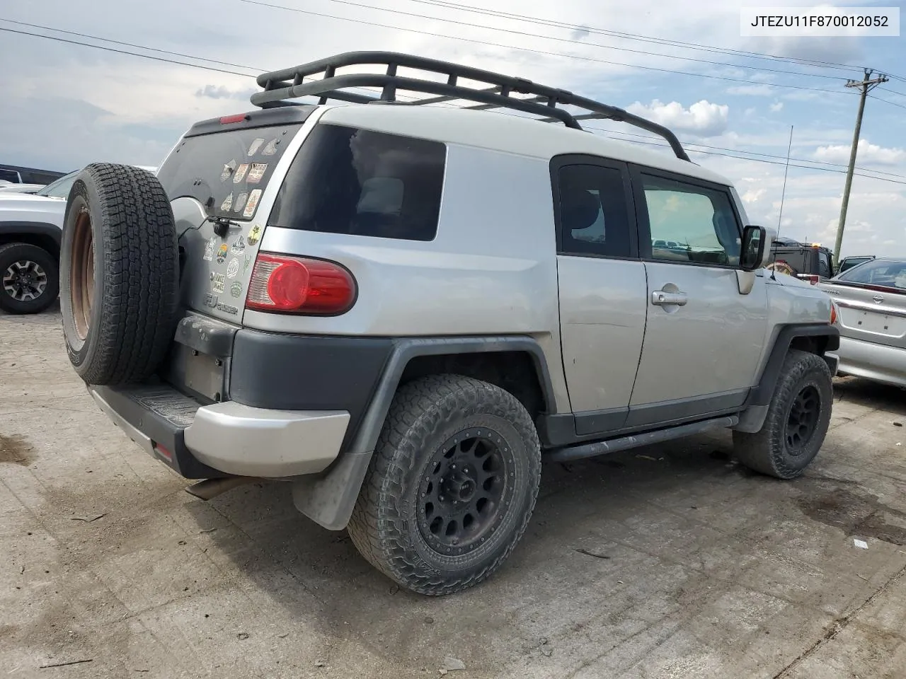 2007 Toyota Fj Cruiser VIN: JTEZU11F870012052 Lot: 69783524