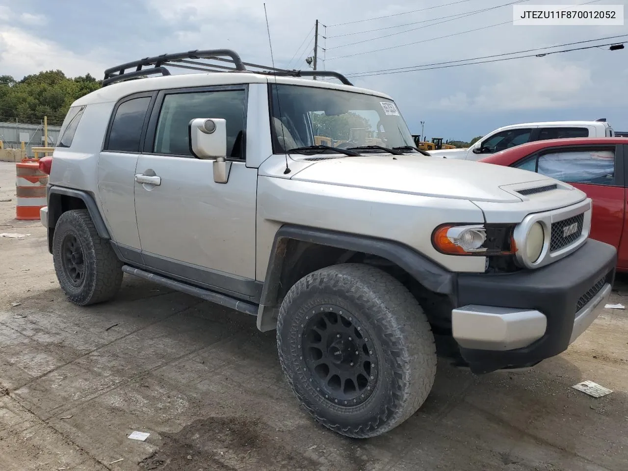 2007 Toyota Fj Cruiser VIN: JTEZU11F870012052 Lot: 69783524