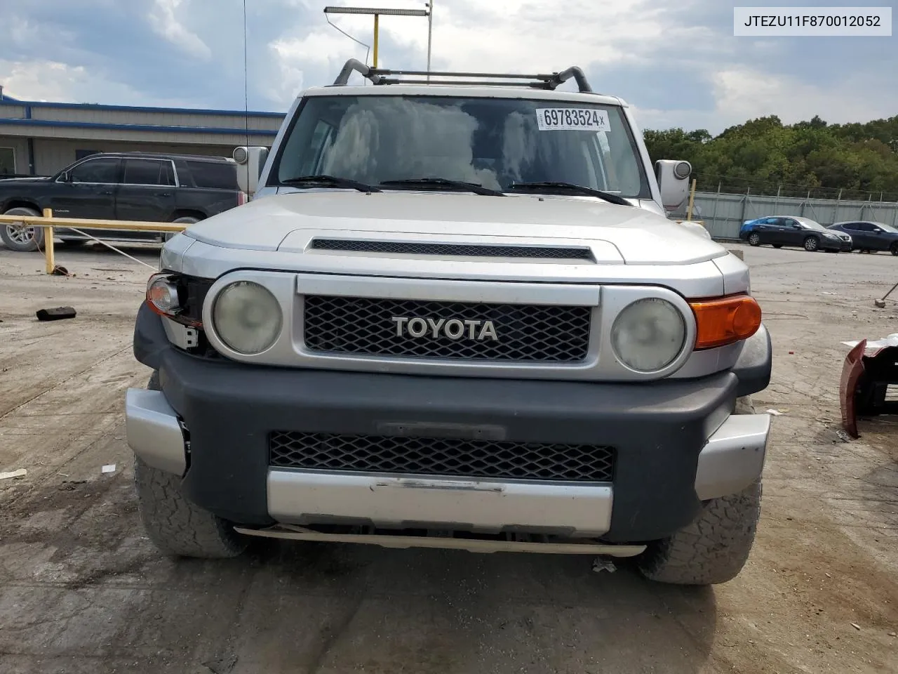 2007 Toyota Fj Cruiser VIN: JTEZU11F870012052 Lot: 69783524