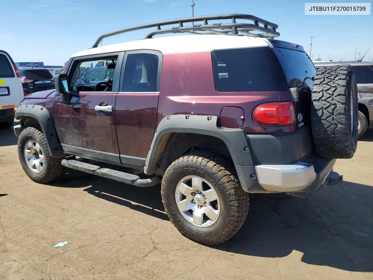 2007 Toyota Fj Cruiser VIN: JTEBU11F270015739 Lot: 69952054