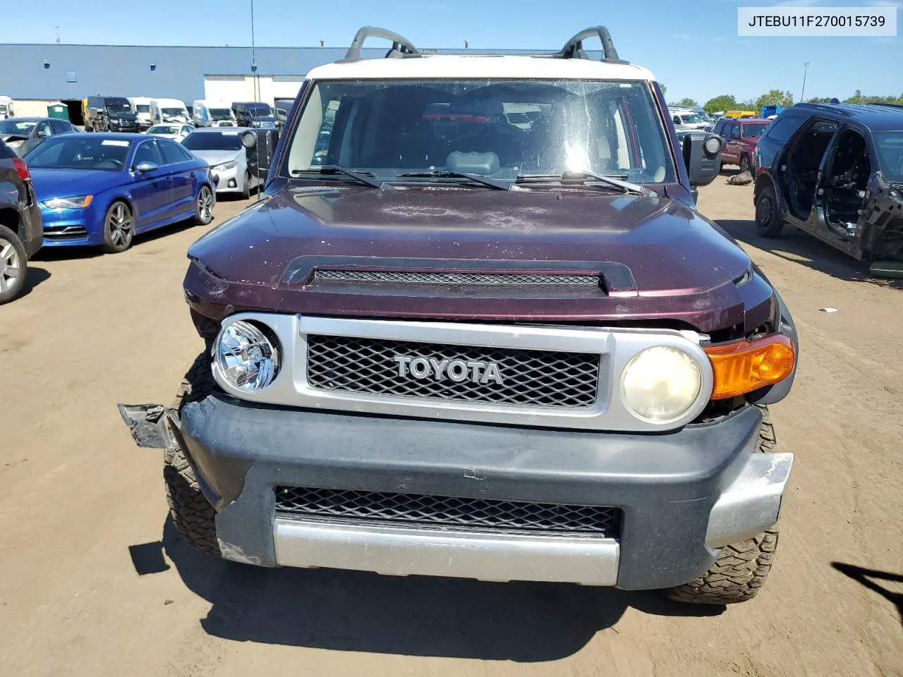 2007 Toyota Fj Cruiser VIN: JTEBU11F270015739 Lot: 69952054