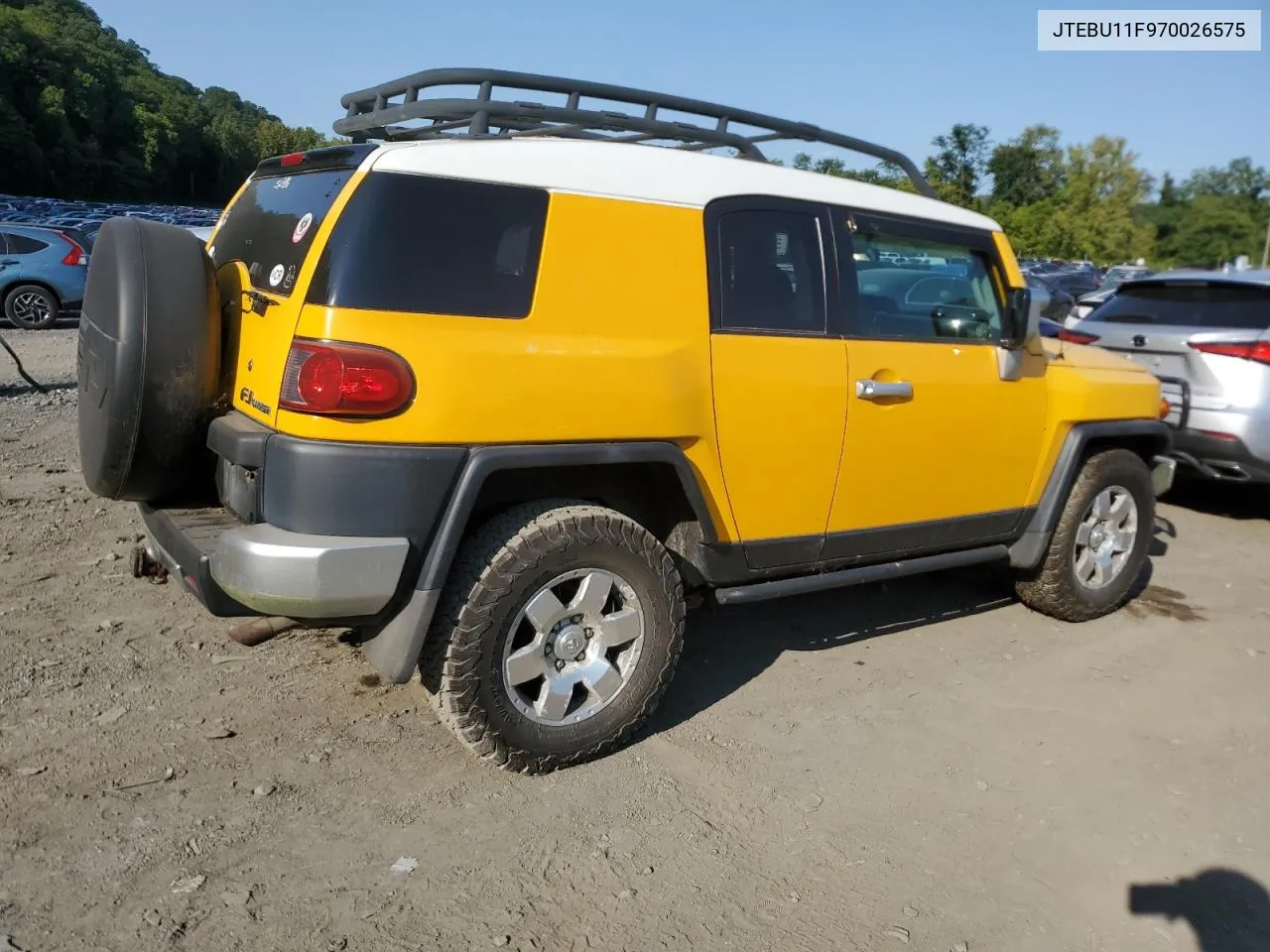 2007 Toyota Fj Cruiser VIN: JTEBU11F970026575 Lot: 70147644